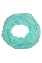 Jednobarevná kruhová šála - Dotek lehkosti světle modrá