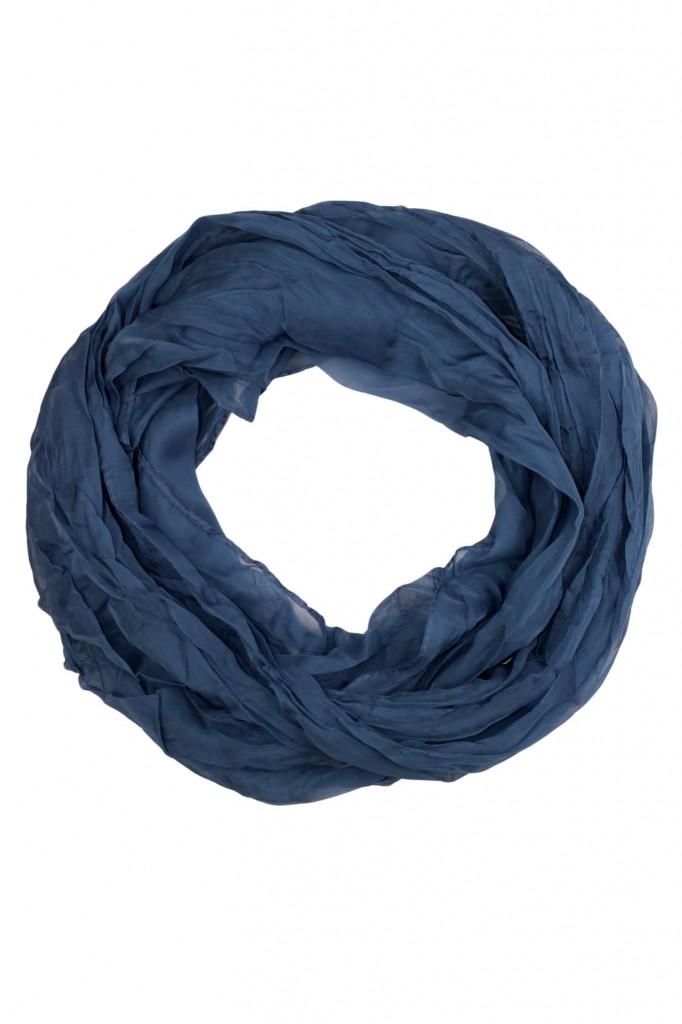 Jednobarevná kruhová šála - Dotek lehkosti