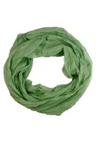 Jednobarevná kruhová šála - Dotek lehkosti zelená