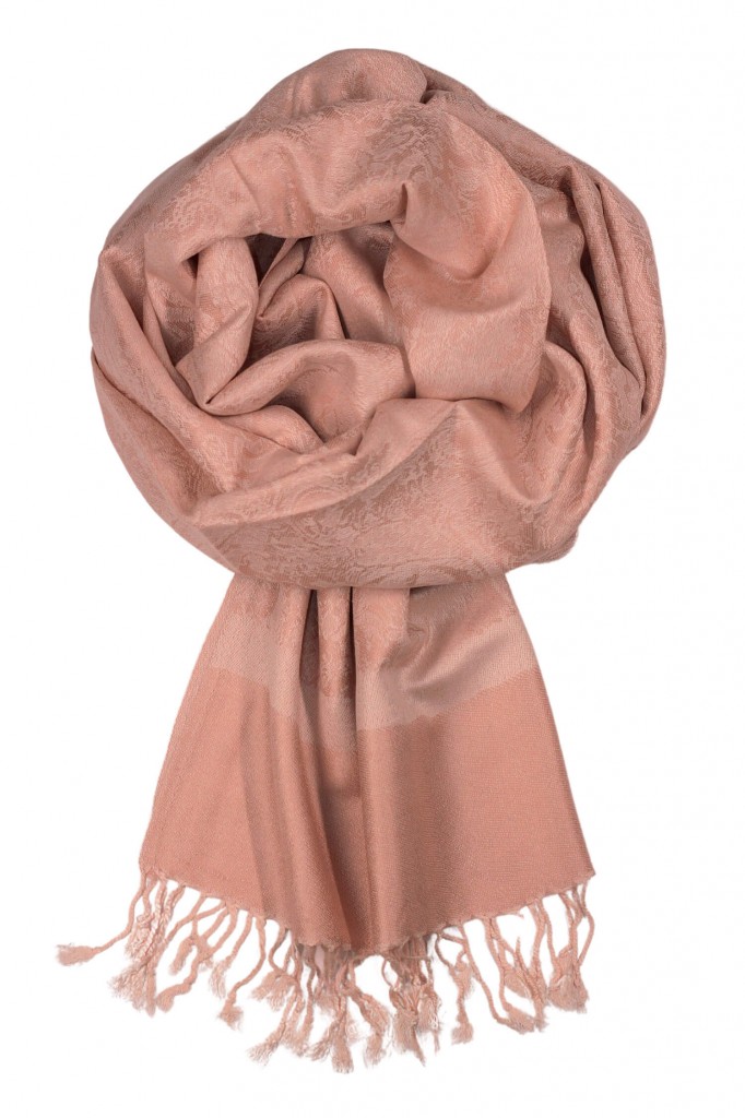 Verona Lux kašmírová šála H85J_26 růžová