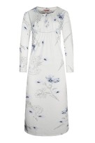 Velenka noční košile s dlouhým rukávem 6976 bílá 3XL