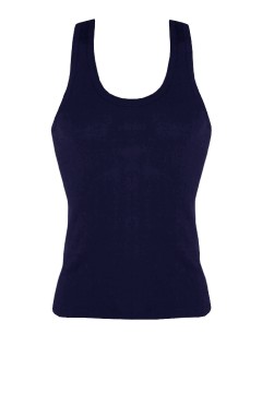 Yily Black pánské tílko bavlna FBX001