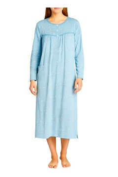 Dlouhá bavlněná noční košile – délka do půli lýtek Marta 6545