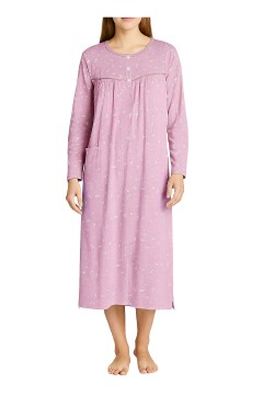 Dlouhá bavlněná noční košile – délka do půli lýtek Marta 6545