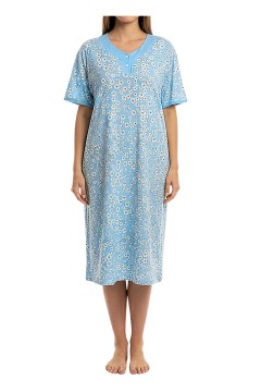 Bavlněná noční košile nad kolena Bára 6560