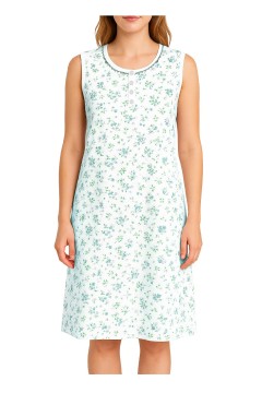 Dámská noční košile bavlněná bez rukávu Andrea 6537