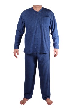 Franta froté pyžamo pánské teplé
