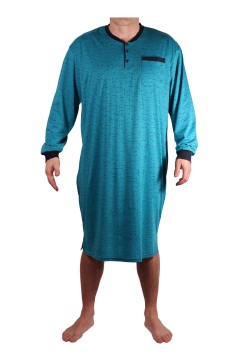 Pánská noční košile bavlněná dlouhý rukáv Petr MP-3692