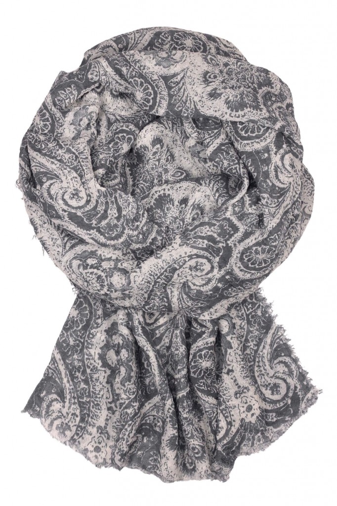 Bavlněný šátek se vzorem Ganga