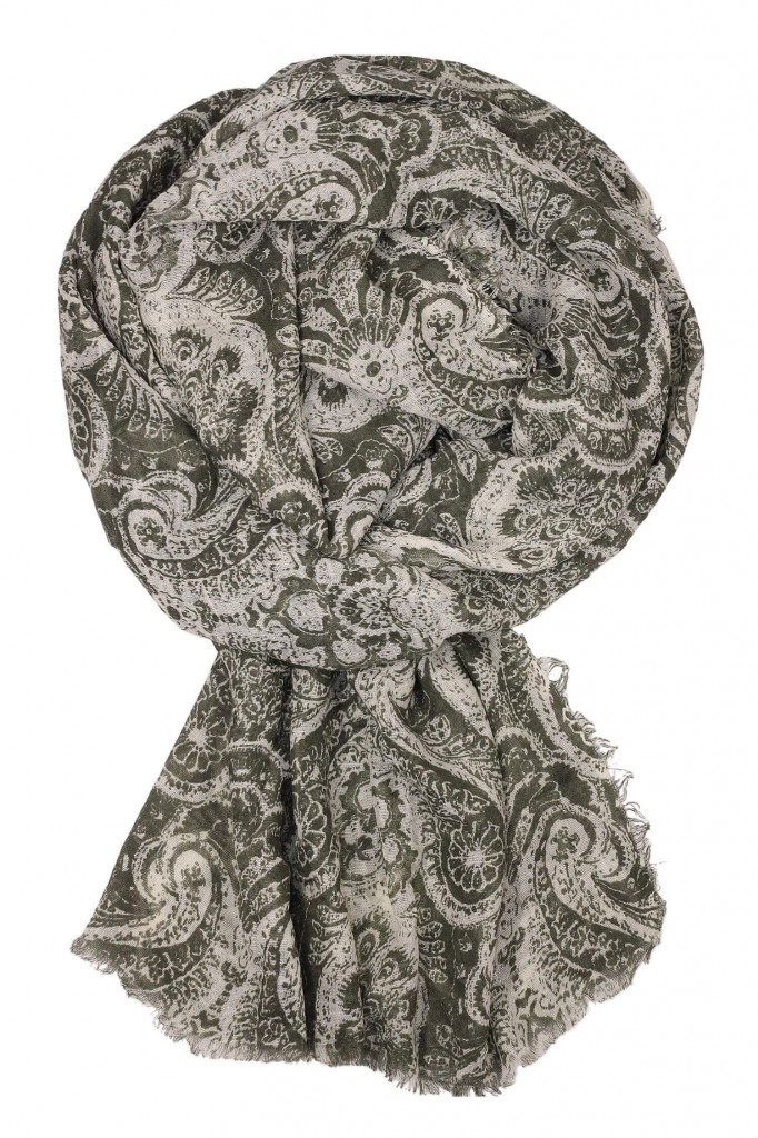 Bavlněný šátek se vzorem Ganga