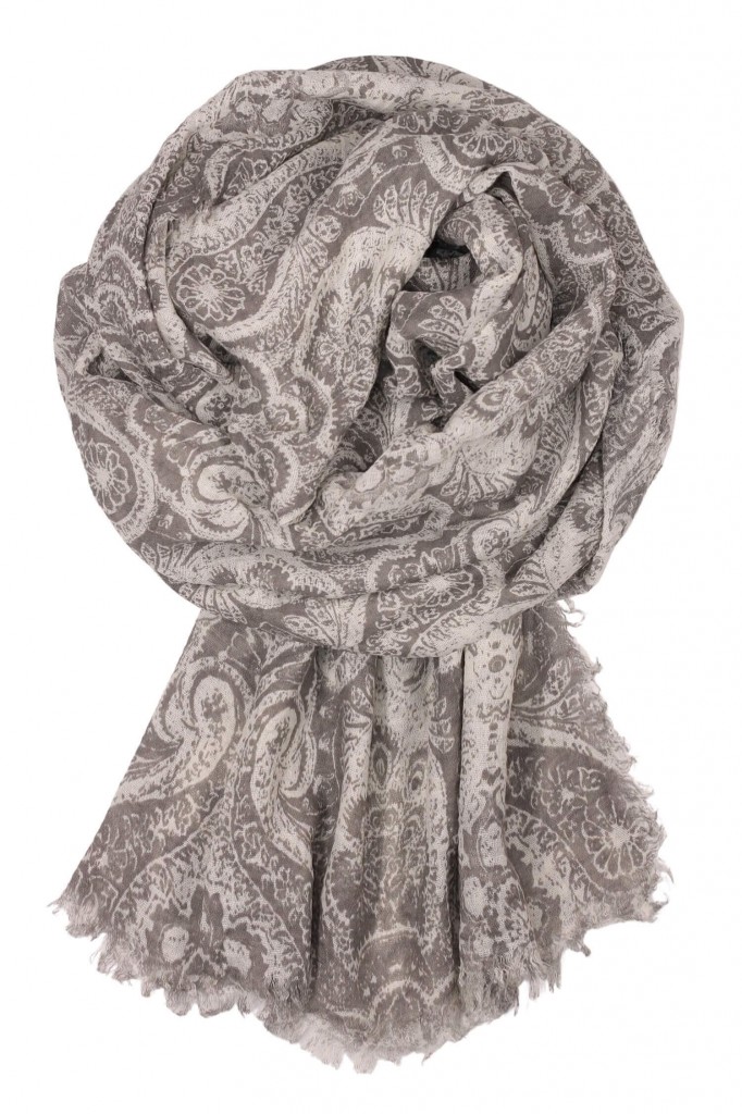 Bavlněný šátek se vzorem Ganga