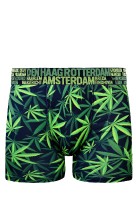 Pánské boxerky Cannabis Weed - marihuana zelená L
