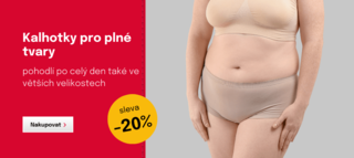 20% sleva na kalhotky pro plné tvary