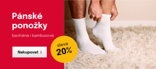 20% sleva na pánské ponožky